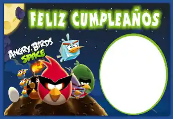 An inscription on the frame: Happy Birthday! An inscription on the frame: Happy Birthday!