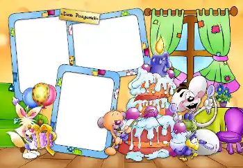 An inscription on the frame: Birthday An inscription on the frame: Birthday