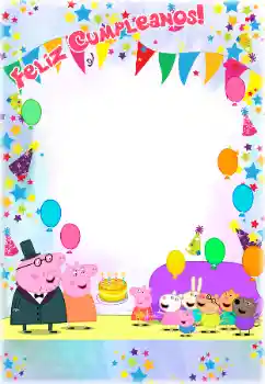 An inscription on the frame: Happy Birthday!