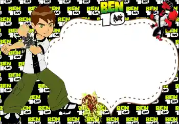 An inscription on the frame: Ben 10