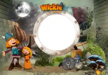 An inscription on the frame: Wickie de Viking