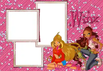 An inscription on the frame: Winx