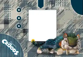 An inscription on the frame: Croods