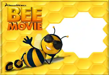 An inscription on the frame: Bee Movie