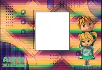 An inscription on the frame: Alvin and the Chipmunks