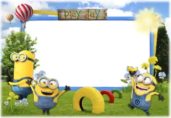 An inscription on the frame: Play Day