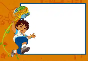 An inscription on the frame: Go. Diego. Go.
