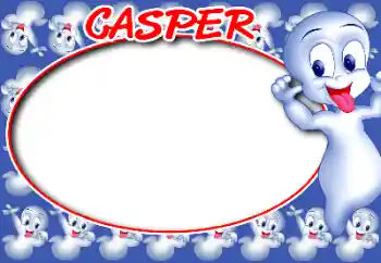 An inscription on the frame: Casper