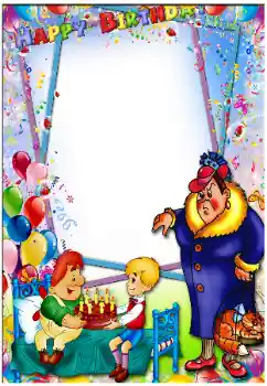 Photo effect from category Children's holidays № 173011. An inscription on the frame: Happy Birthday! Photo effect from category Children's holidays № 173011. An inscription on the frame: Happy Birthday!