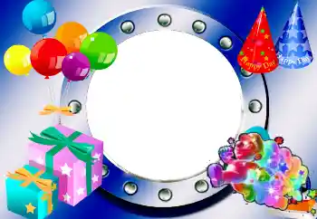 Photo effect from category Children's holidays № 38327. An inscription on the frame: Happy Day