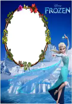 An inscription on the frame: Frozen