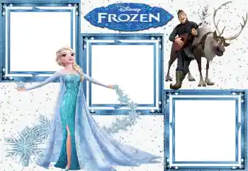 An inscription on the frame: Frozen