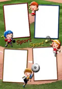 An inscription on the frame: Sport