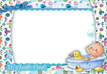 An inscription on the frame: Bathing