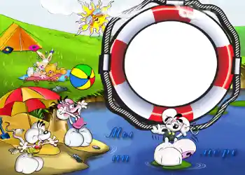 An inscription on the frame: On the sea An inscription on the frame: On the sea