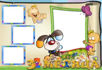 An inscription on the frame: 3 month An inscription on the frame: 3 month