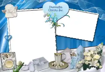 An inscription on the frame: Christening An inscription on the frame: Christening