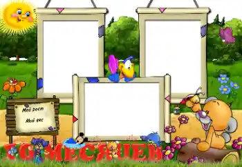 An inscription on the frame: 10 month An inscription on the frame: 10 month