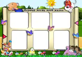 An inscription on the frame: 1 month An inscription on the frame: 1 month