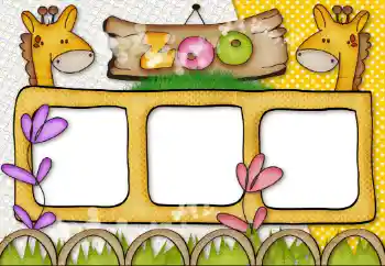 Photo effect from category Entertainment № 100043. An inscription on the frame: Zoo