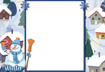 Photo effect from category Winter fun № 205734. An inscription on the frame: Winter