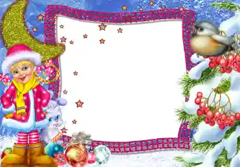 Photo effect from category Winter fun № 353 Photo effect from category Winter fun № 353