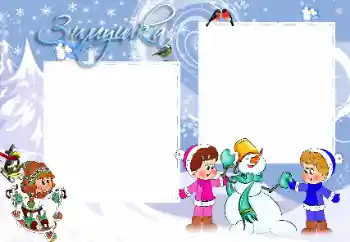 An inscription on the frame: Winter An inscription on the frame: Winter