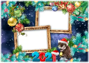 An inscription on the frame: 2026