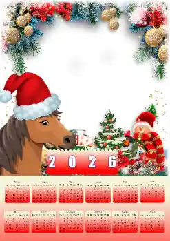 Photo effect from category Calendars № 206218. An inscription on the frame: 2026