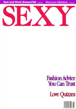 Photo effect from category Magazines № 4695. An inscription on the frame: Sexy