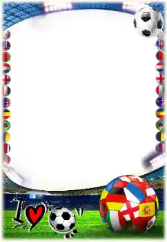 An inscription on the frame: FIFA WORLD CUP 2018 An inscription on the frame: FIFA WORLD CUP 2018