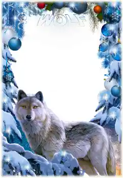 An inscription on the frame: Wolf An inscription on the frame: Wolf