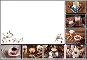 An inscription on the frame: Coffee