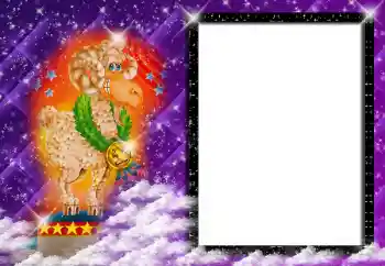 Photo effect from category Zodiac Signs № 162130. An inscription on the frame: Aries