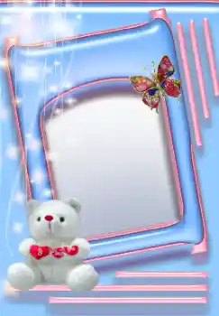 An inscription on the frame: I love you