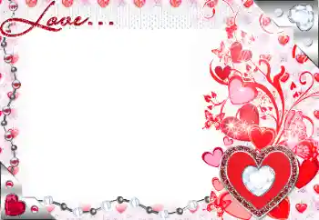 An inscription on the frame: Love An inscription on the frame: Love