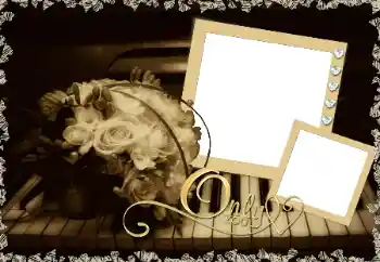 An inscription on the frame: Only you An inscription on the frame: Only you