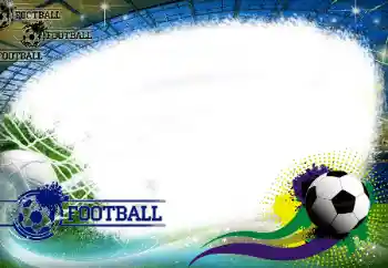 An inscription on the frame: Soccer