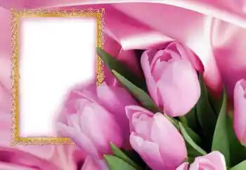 An inscription on the frame: Happy Women's Day An inscription on the frame: Happy Women's Day