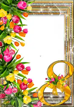 Photo effect from category Women's Day cards № 4674