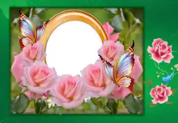 An inscription on the frame: Happy anniversary!