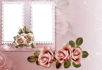 An inscription on the frame: Happy Birthday!