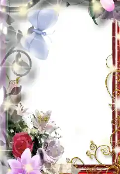 An inscription on the frame: Happy anniversary! An inscription on the frame: Happy anniversary!