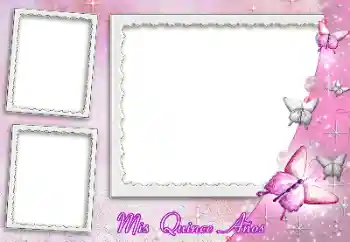 An inscription on the frame: Happy Birthday! An inscription on the frame: Happy Birthday!