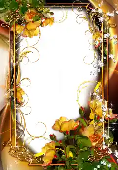 An inscription on the frame: Happy Birthday! An inscription on the frame: Happy Birthday!