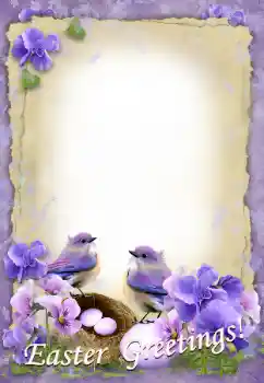 Photo effect from category Easter cards № 124290. An inscription on the frame: Happy Easter! Photo effect from category Easter cards № 124290. An inscription on the frame: Happy Easter!