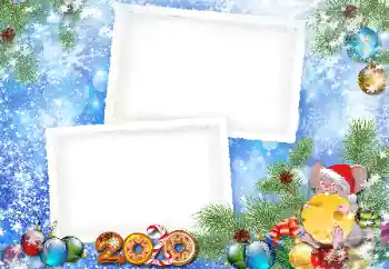 Photo effect from category New Year cards № 160638. An inscription on the frame: 2026 Photo effect from category New Year cards № 160638. An inscription on the frame: 2026