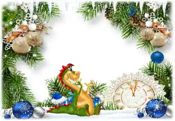Photo effect from category New Year cards № 205632