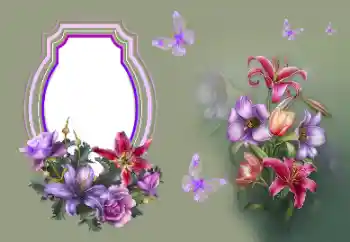 An inscription on the frame: Congratulations!