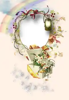 An inscription on the frame: Congratulations!